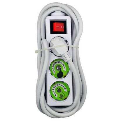 Naponska letva MAXPOWER HS-DB GB03K, 3 utičnice, 1.5m, bijela