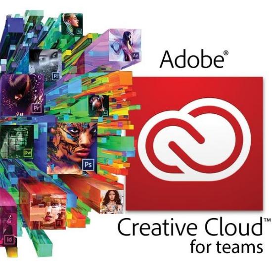 Elektronička licenca ADOBE, Creative Cloud All Apps for teams with Adobe Stock 10 assets per month, paket aplikacija, godišnja pretplata