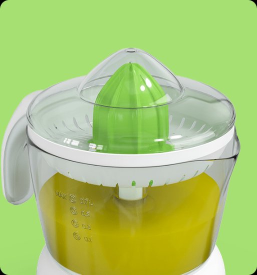 Sokovnik citruseta TESLA CJ100WG, 40 W, 0,7 l, bijelo-zeleni