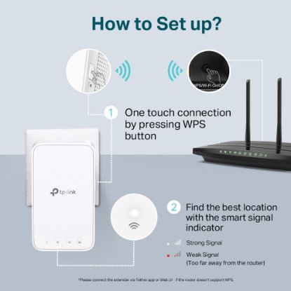 Wireless range extender TP-LINK RE300, AC1200, bežični