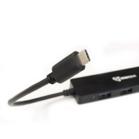 USB HUB SBOX H-404C, 4-portni USB 3.0, crni