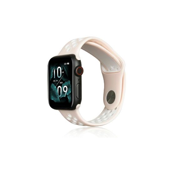 Zamjenski remen BELINE Sport Silicone za Apple Watch 38/40/41mm, rozo-bijeli