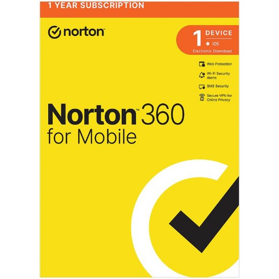 Elektronička licenca NORTON 360 Mobile, 1 uređaj, godišnja pretplata