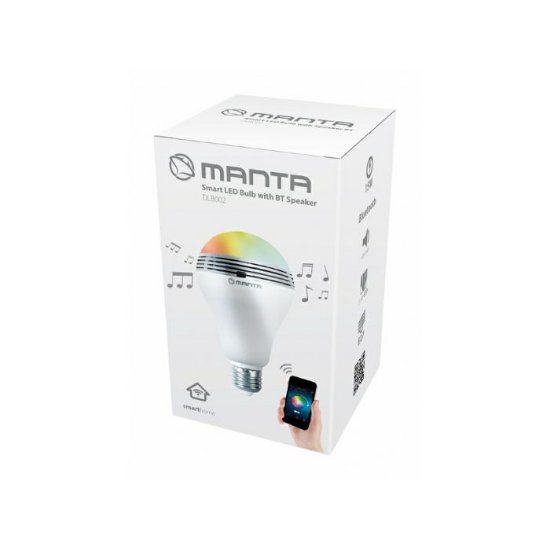 Pametna LED žarulja MANTA DLB002, disco mode, Bluetooth