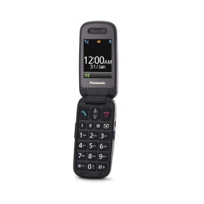 Mobitel PANASONIC KX-TU446EXR, flip, preklopni, crveni