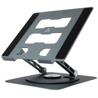Stalak za laptop SBOX CP-32, do 17", rotacijski, sivi