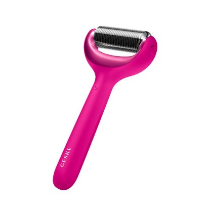 Uređaj za njegu lica i tijela GESKE MicroNeedle Face & Body Roller, 8u1, magenta