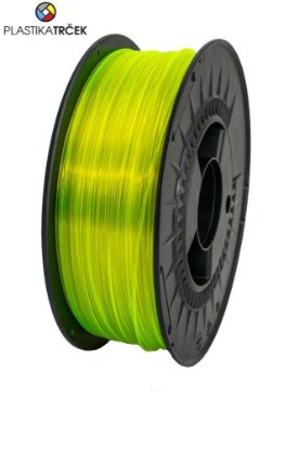 Filament za 3D printer PLASTIKA TRČEK, PETG – 1kg, Transparentno žuti
