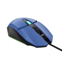 Miš TRUST GXT 109B Felox, RGB, optički, 6400dpi, plavi