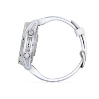 Pametni sat GARMIN Fenix 8, 43mm, AMOLED, multisport, srebrni/bijeli remen