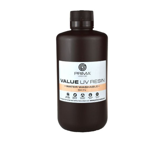 Smola za 3D printer PRIMA CREATOR Water Washable UV Resin, 1000ml, boja kože