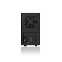 Eksterno kućište ICY BOX IB-RD3620SU3, 2x 3.5", RAID, SATA I II III, USB 3.0, eSATA, crno