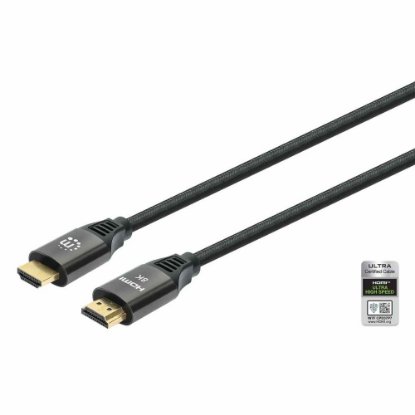 Kabel MANHATTAN, HDMI (M) na HDMI (M), Ultra High Speed s Ethernetom, 8K@60Hz, 1m