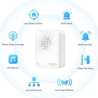 Pametno zvono TP-LINK Smart IoT Hub Tapo H100, zvono, alarm, bijeli