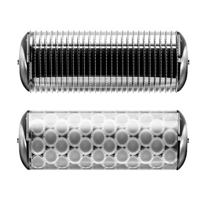 Uređaj za njegu lica i tijela GESKE MicroNeedle Face & Body Roller, 8u1, magenta
