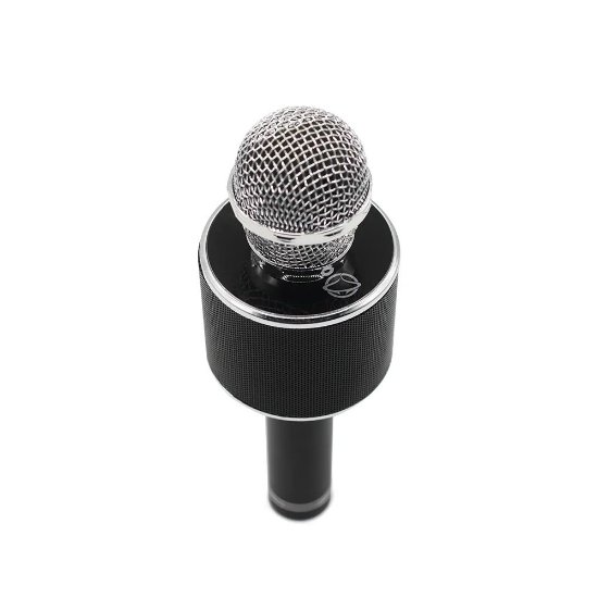 Mikrofon MANTA MIC12-BK, bežični, karaoke, zvučnik, crni