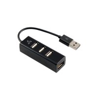 USB HUB SBOX H-204, 4-portni USB 2.0, crni
