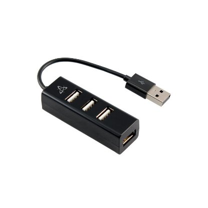 USB HUB SBOX H-204, 4-portni USB 2.0, crni
