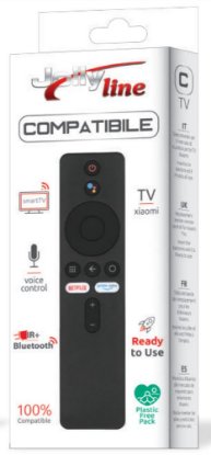 Univerzalni daljinski upravljač JOLLY LINE za Xiaomi TV, IR + BT, glasovna kontrola