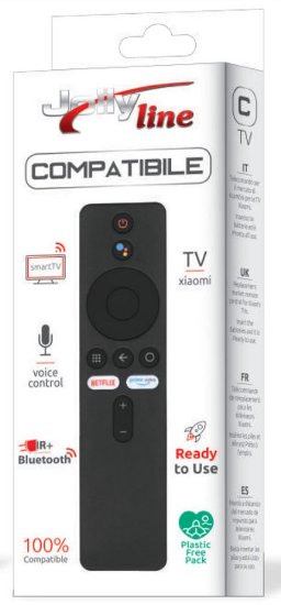 Univerzalni daljinski upravljač JOLLY LINE za Xiaomi TV, IR + BT, glasovna kontrola