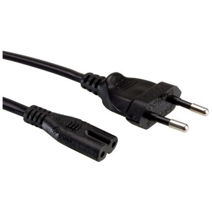 Kabel ROLINE, naponski, IEC320 C7, 5m, crni