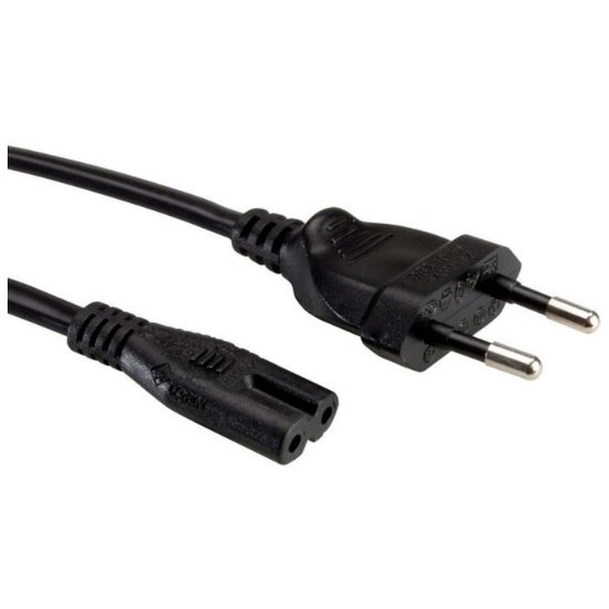 Kabel ROLINE, naponski, IEC320 C7, 5m, crni