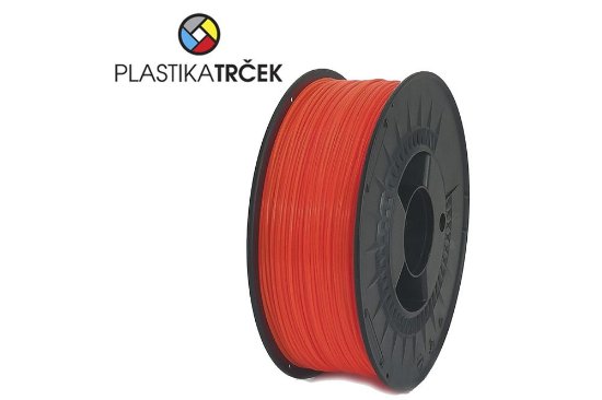 Filament za 3D printer PLASTIKA TRČEK, PLA – 1kg Transparentno narančasti
