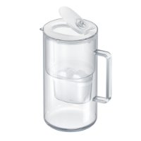 Vrč za filtriranje vode AQUAPHOR Glass, 2,5 l, stakleni, bijeli