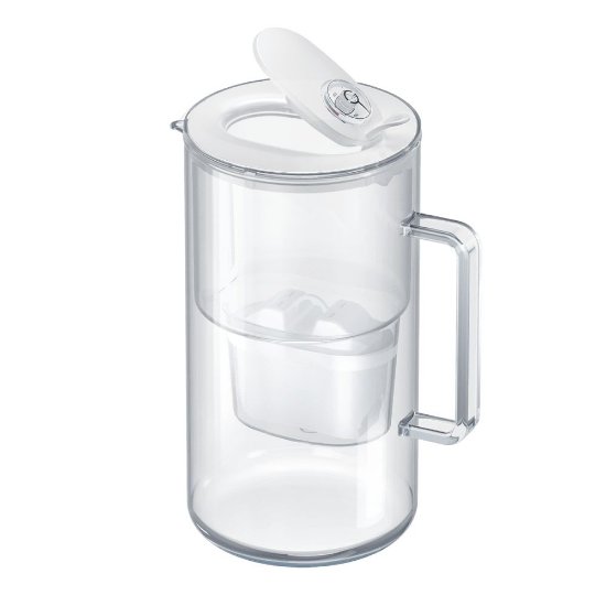 Vrč za filtriranje vode AQUAPHOR Glass, 2,5 l, stakleni, bijeli