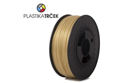 Filament za 3D printer PLASTIKA TRČEK, PETG – 1kg, Zlatni