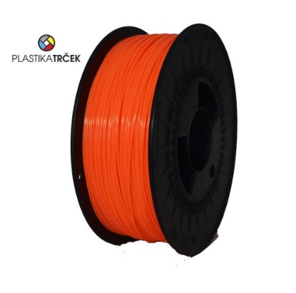 Filament za 3D printer PLASTIKA TRČEK, PLA – 0.4 Kg, Neon narančasti
