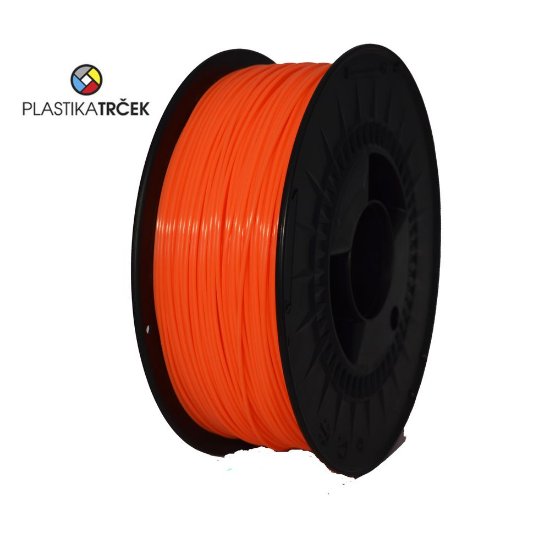 Filament za 3D printer PLASTIKA TRČEK, PLA – 0.4 Kg, Neon narančasti