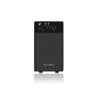 Eksterno kućište ICY BOX IB-RD3620SU3, 2x 3.5", RAID, SATA I II III, USB 3.0, eSATA, crno