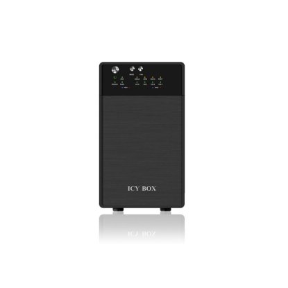 Eksterno kućište ICY BOX IB-RD3620SU3, 2x 3.5", RAID, SATA I II III, USB 3.0, eSATA, crno