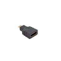 Adapter SBOX, micro HDMI (M) na HDMI (Ž), crni