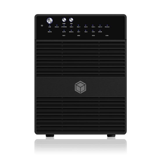 Eksterno kućište ICY BOX IB-RD3640SU3, 4x 3.5" SATA HDD, USB 3.0, RAID 0/1/3/5/10, single, crno