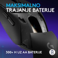 Miš LOGITECH G309 Lightspeed, optički, bežični, 25600dpi, crni