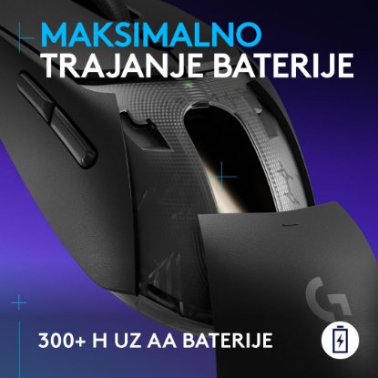 Miš LOGITECH G309 Lightspeed, optički, bežični, 25600dpi, crni