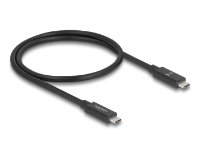 Kabel DELOCK, USB-C 3.2 (M) na USB-C (M), 0.5m, crni