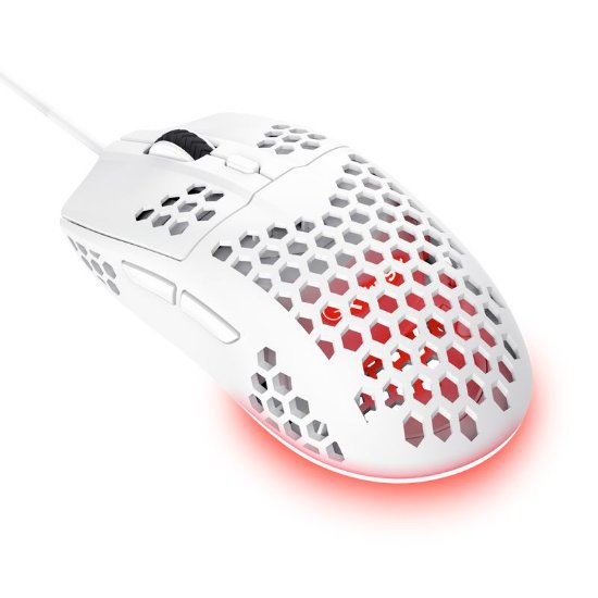 Miš TRUST GXT928 Helox, RGB, optički, 6400dpi, bijeli