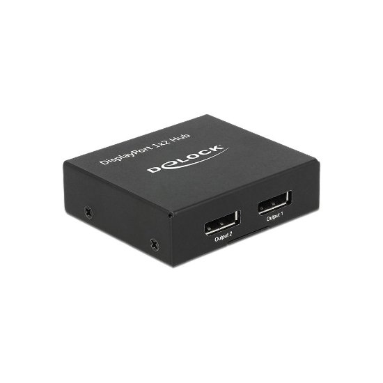 Razdjelnik DELOCK, DisplayPort 1.2 (Ž) na 2x DisplayPort (Ž), 4K
