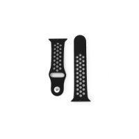 Zamjenski remen BELINE Sport Silicone za Apple Watch 38/40/41mm, crno-sivi