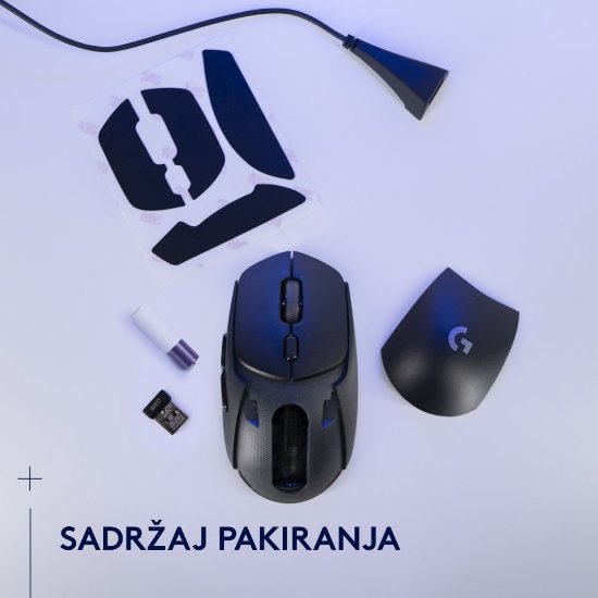 Miš LOGITECH G309 Lightspeed, optički, bežični, 25600dpi, crni