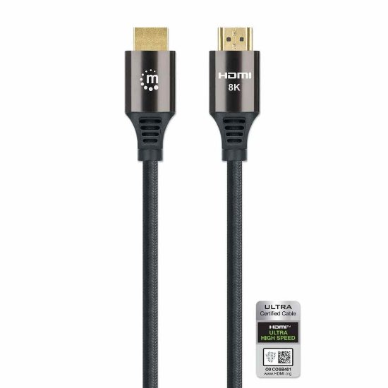 Kabel MANHATTAN, HDMI (M) na HDMI (M), Ultra High Speed s Ethernetom, 8K@60Hz, 2m