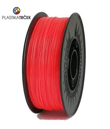 Filament za 3D printer PLASTIKA TRČEK, PLA – 1kg, Neon crveni