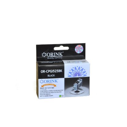 Tinta ORINK za CANON PGI-525BK, za Pixma IP4850/MG5150/MG5250, crna (s mikročipom)