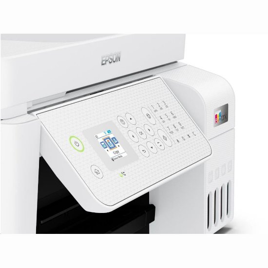 Multifunkcijski printer EPSON EcoTank L5316, printer/scanner/copy/fax, 5760 dpi, USB, LAN, WiFi, bijeli
