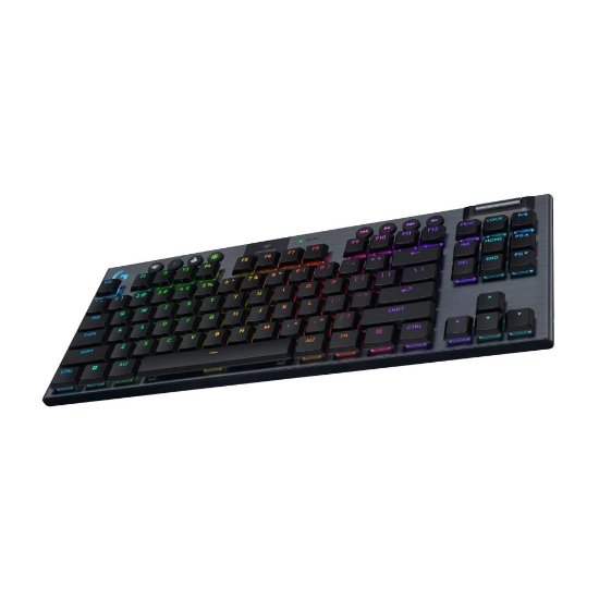 Tipkovnica LOGITECH Gaming G915 X TKL Clicky, RGB, mehanička, US Layout, USB, crna
