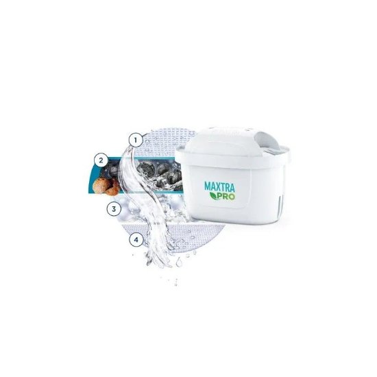 Vrč za filtriranje vode BRITA Marella ME4W MX Pro, 2,4 l, plavi