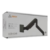 Stalak za monitor SBOX LCD-C49, stolni, do 49", za 1 monitor, crni